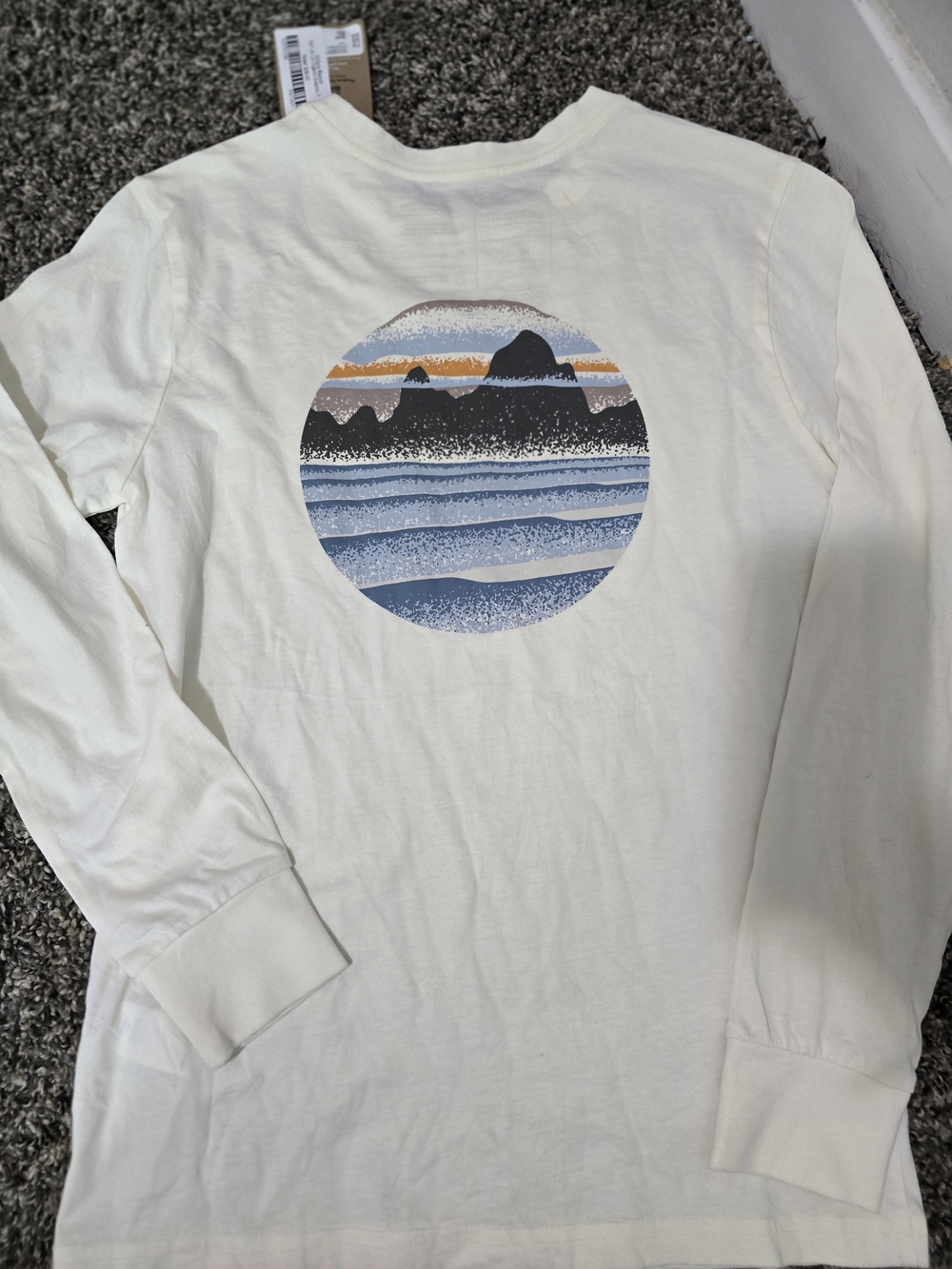 Patagonia Organic Cotton Tee in Off-White